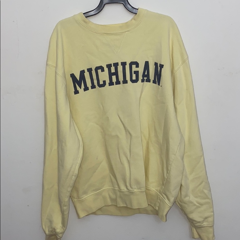 U of Mich crew neck